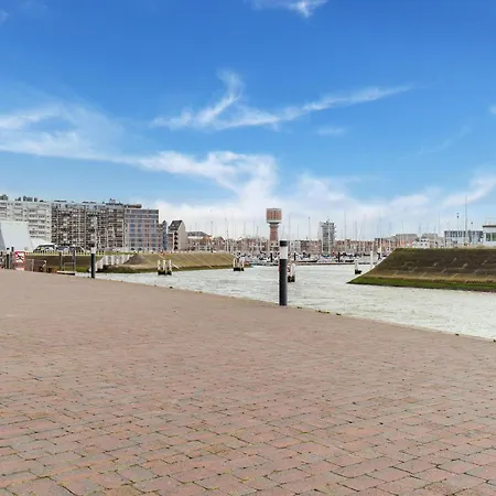 In Belgium Near Seawall & Church, Cleaning Included شقة